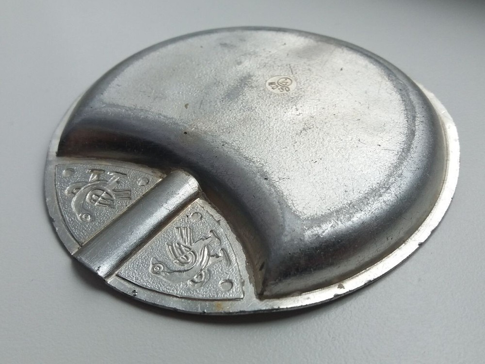 Vintage metal ashtray USSR 60s.
