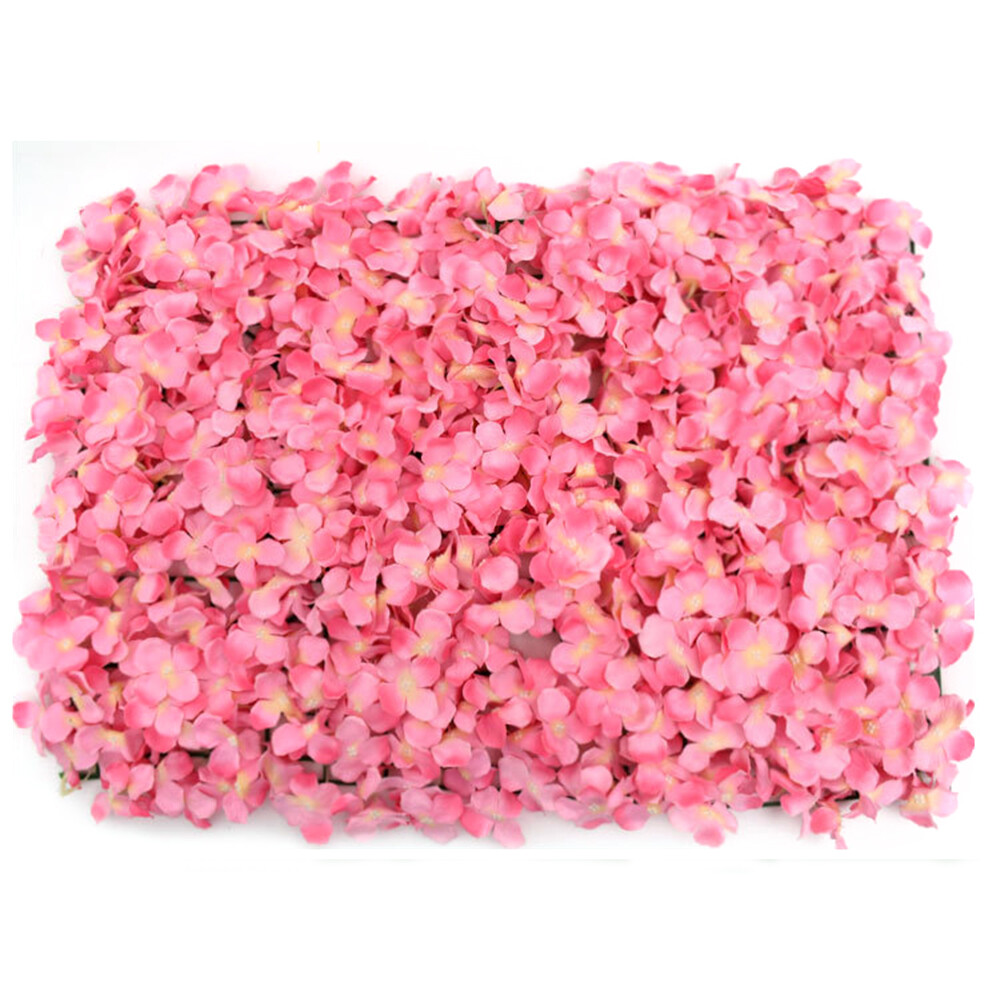 10pcs Artificial Flower Wall Panel Silk Fabric Floral Backdrop Decor Wedding