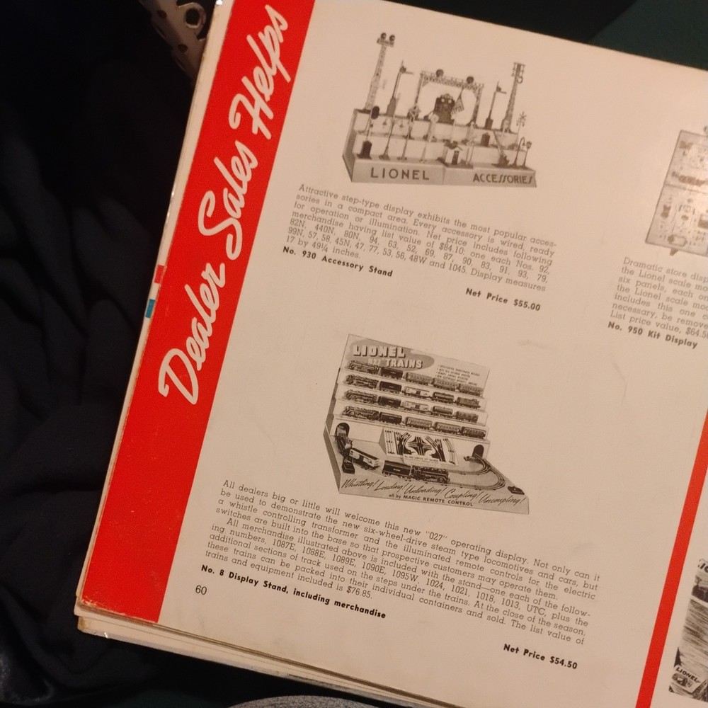 Lionel Train Master Catalog 1938-missing spine and pages