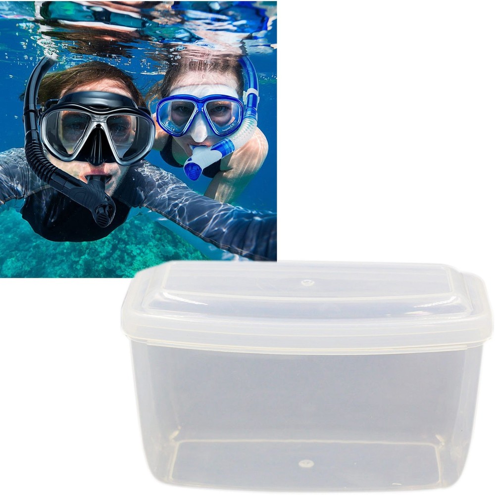 2Pack Scuba Box Diving Snorkel Storage Case Pressure-Proof Dust-Proof1285