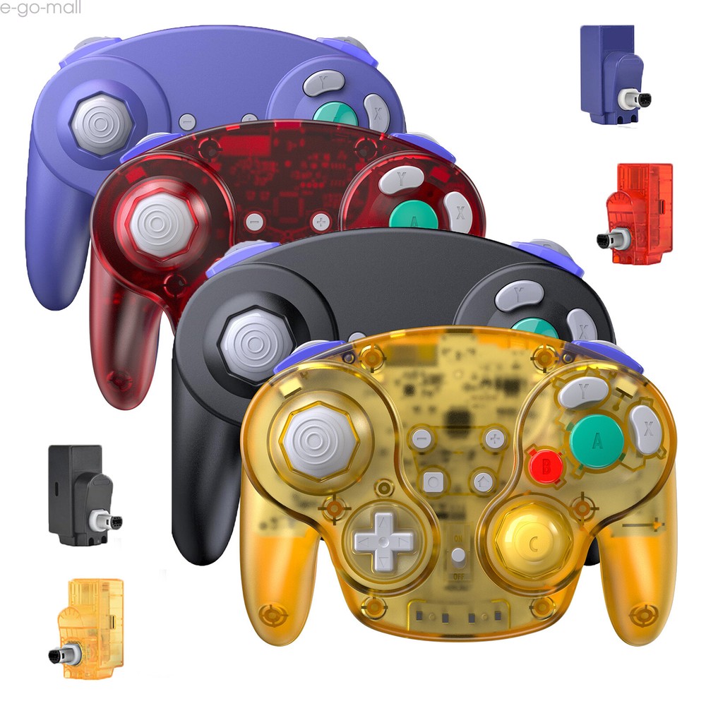 2.4G Wireless Gamecube Controller Rechargeable & Rumble for Nintendo Gamecube