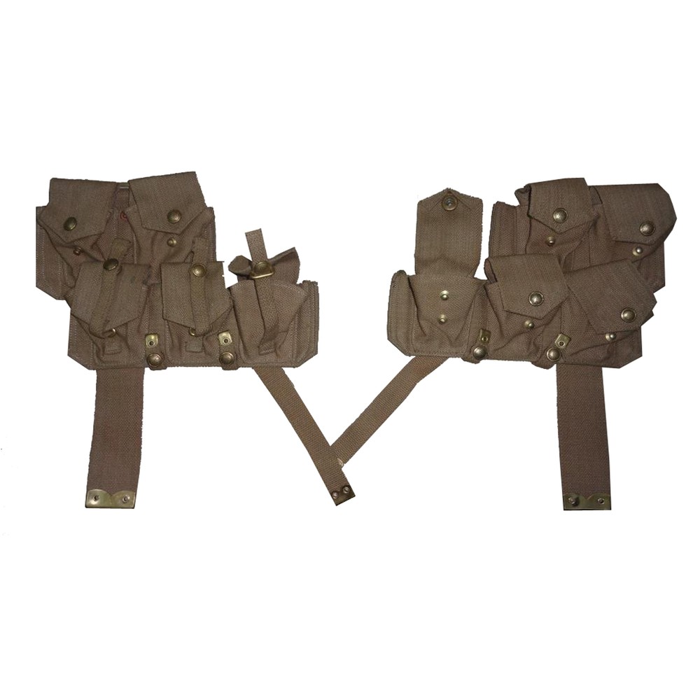 WWI British P08 Webbing Set 2nd Pattern (Full Set) - Reproduction u055