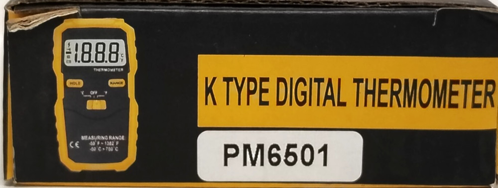 PEAKMETER K-TYPE DIGITAL THERMOMETER PM601