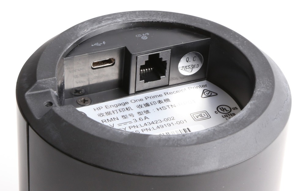 HP Engage One Prime Receipt Printer; Black, w/ Interface Cable (New)