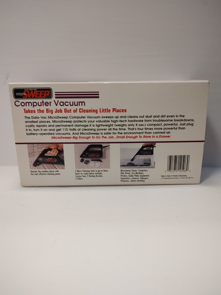 DATAVAC PC Micro Sweep Cleaner Computer Vacuum 115 Volts