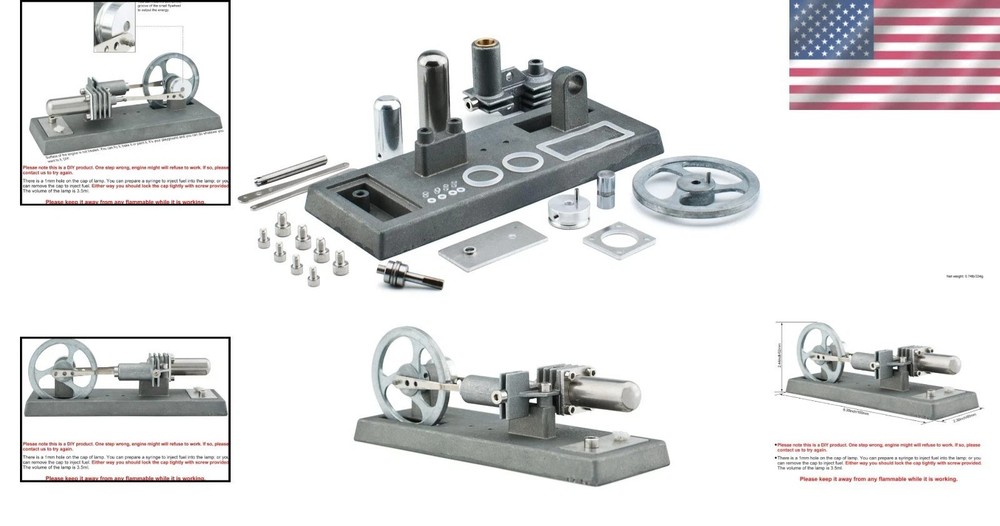 Stirling Engine Model for Physics Enthusiasts-