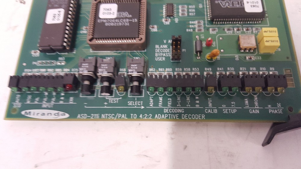 Miranda ASD-211i, NTSC/Pal to 4:2:2 Adaptive Decoder Module