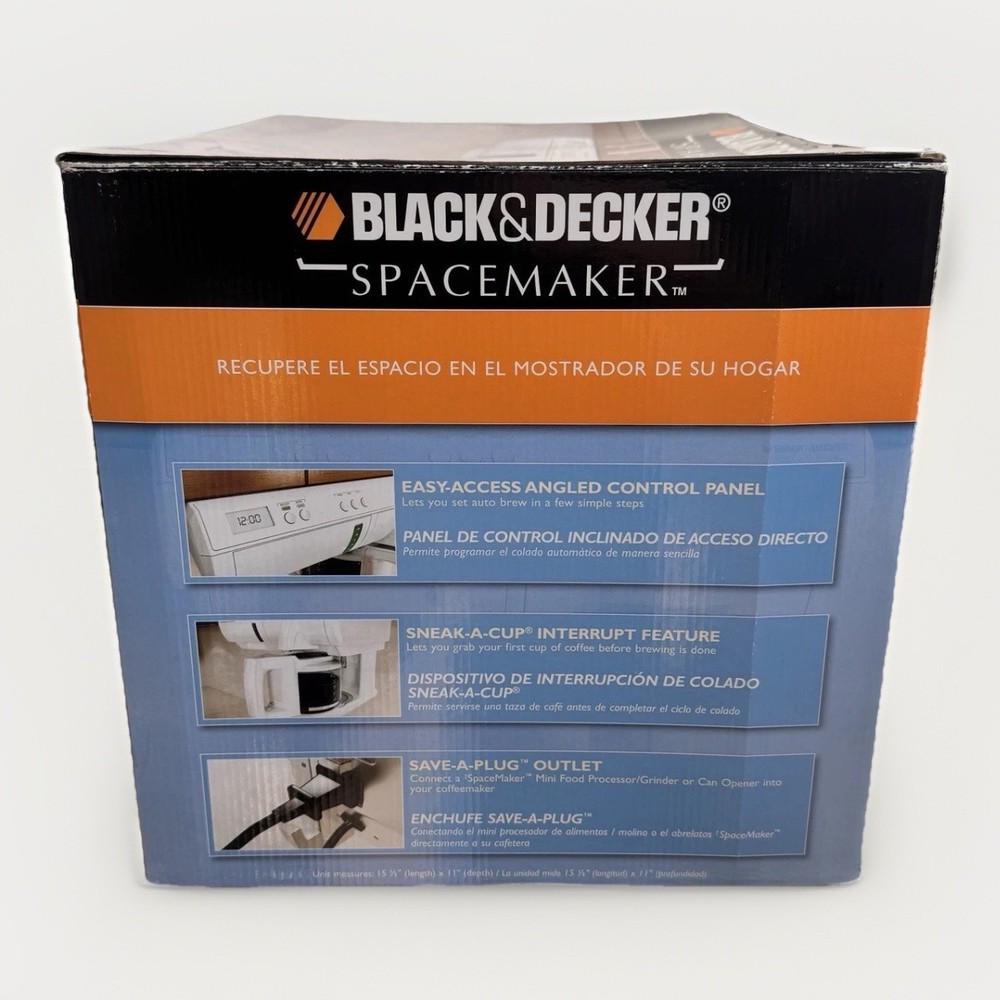 Black & Decker Spacemaker 12 Cup Under Cabinet Coffee Maker SDC750