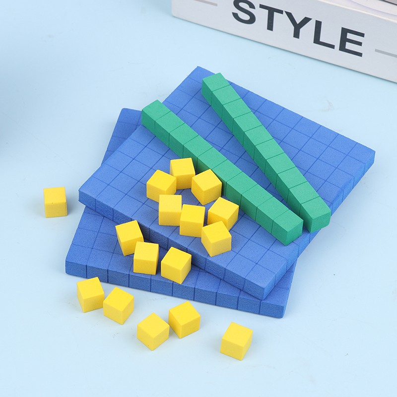 Base Ten Blocks 130Pcs For Math Place Value Blocks Base 10 Math Manipulatives