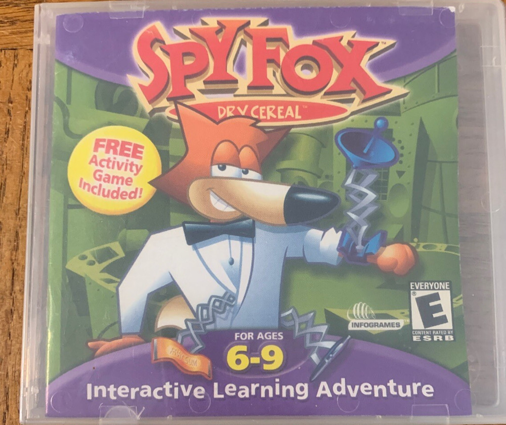 Spy Fox PC CD Rom Computer Software