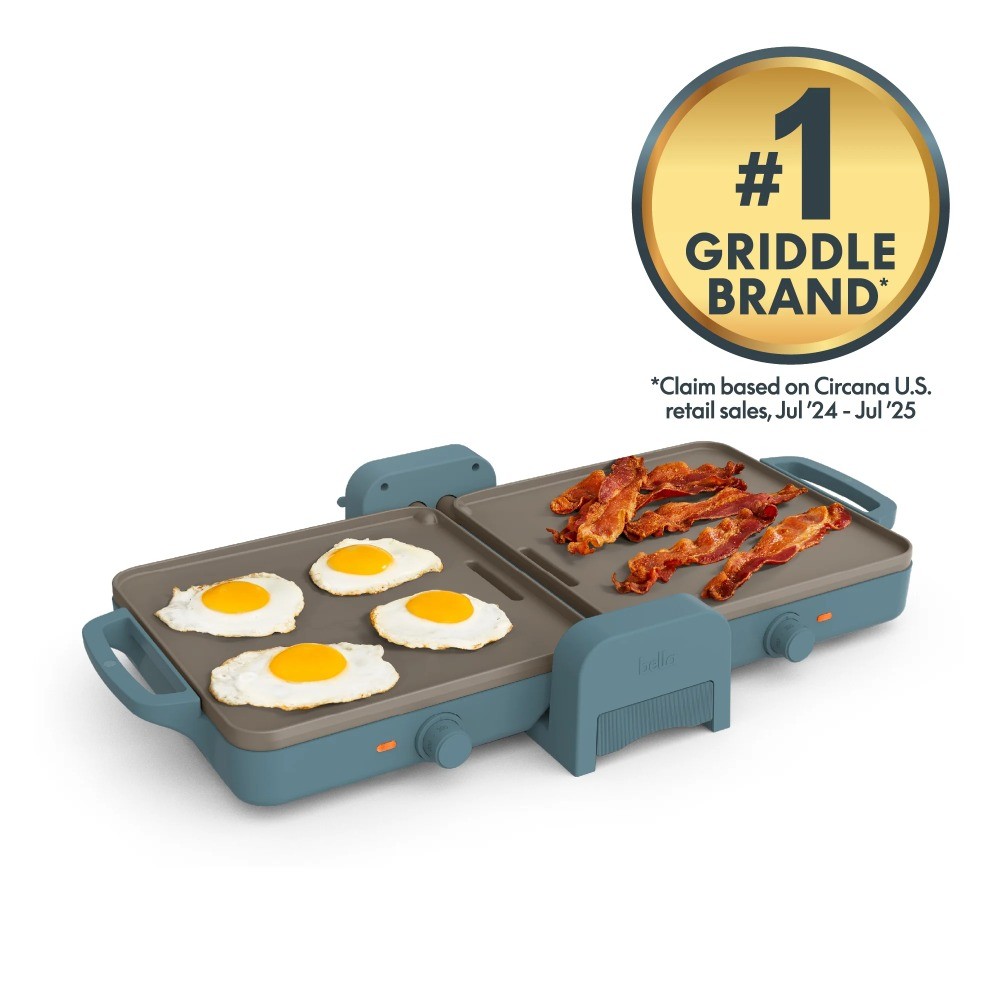 10"x 20" Ceramic Fold-n-Store Dual Temp Griddle