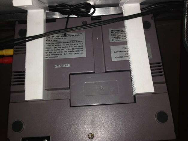 Nintendo NES Console Wall Mount Brackets Holder Stand Rack Display Mountable Set