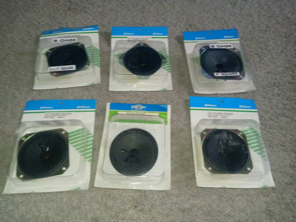 Philmore Square & Round Speaker 6 Lot New