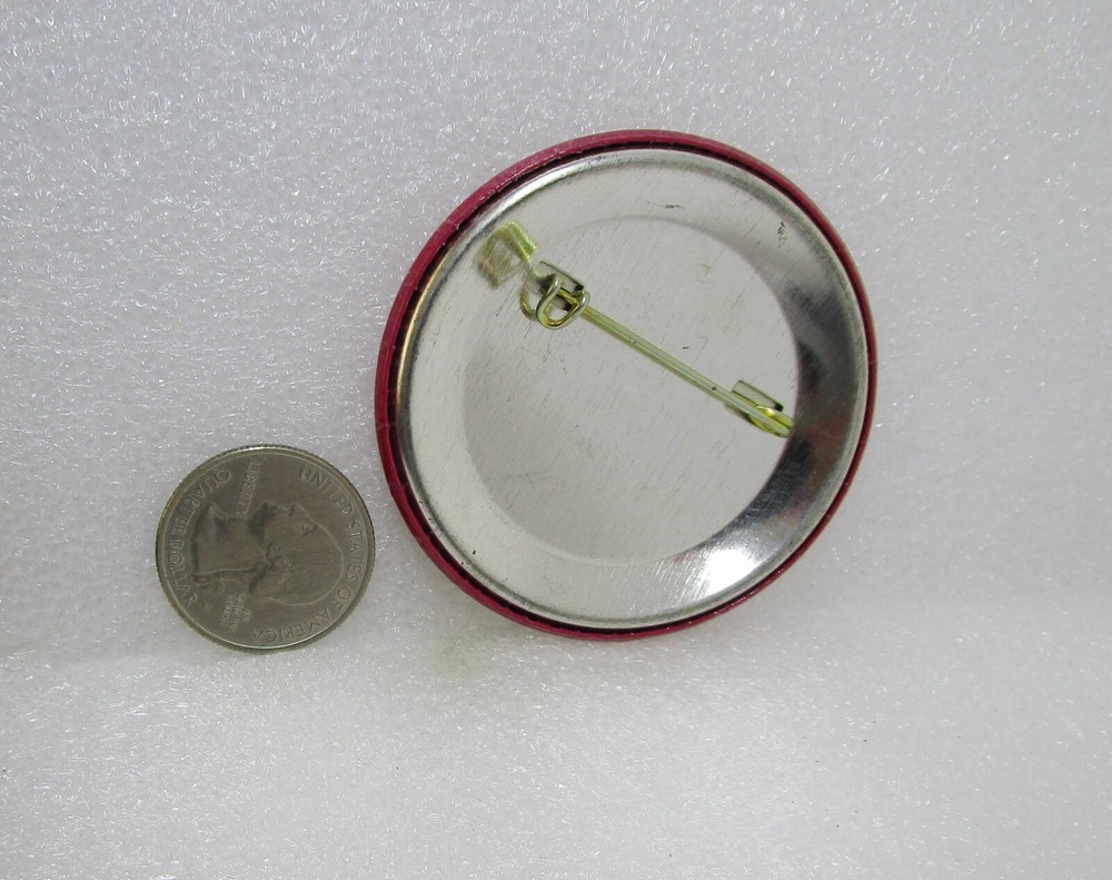 Dining In Style Button Pin