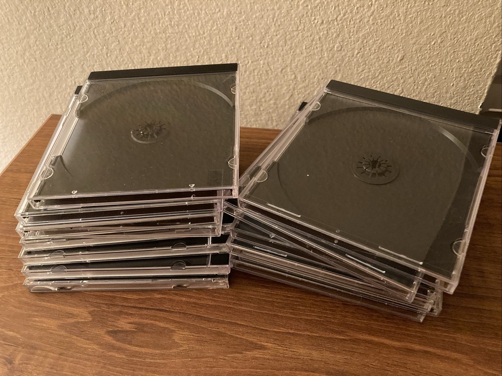 15-Standard Clear Single CDStorage Cases