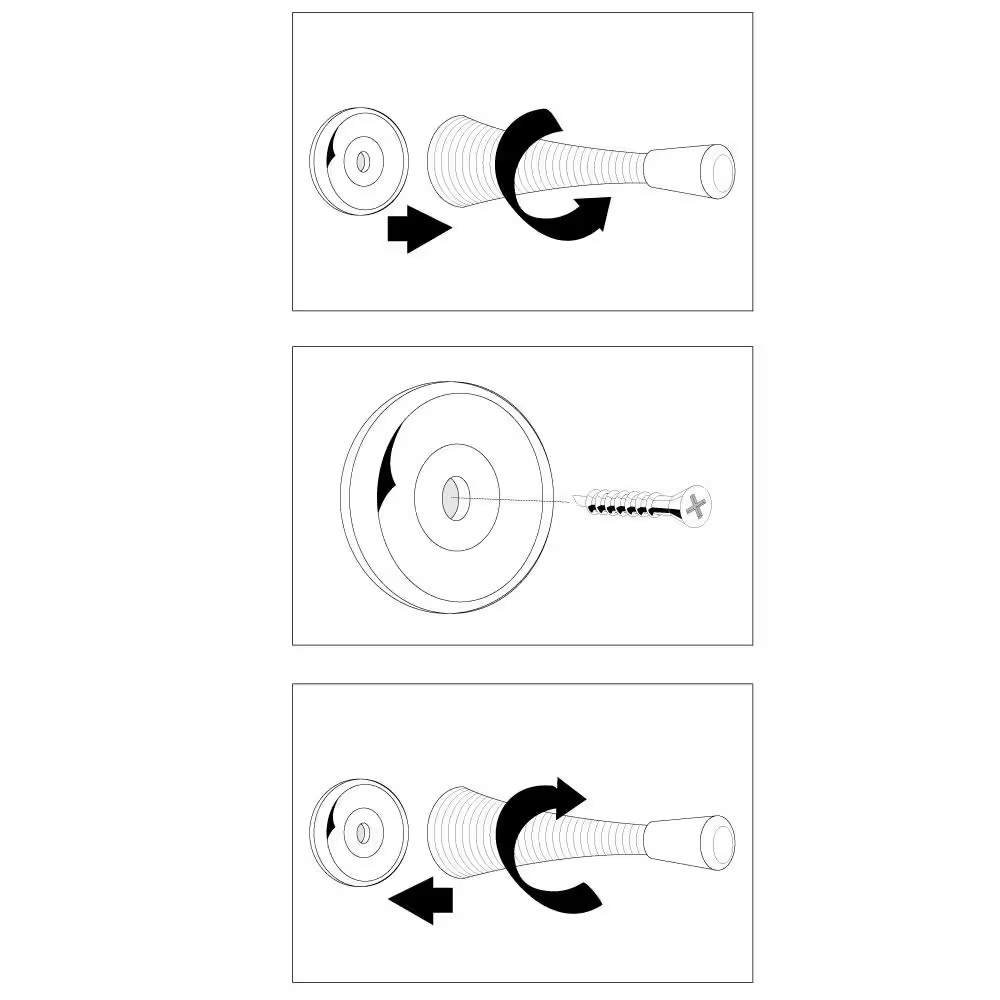 (5-Pack) Satin Nickel Spring Door Stop