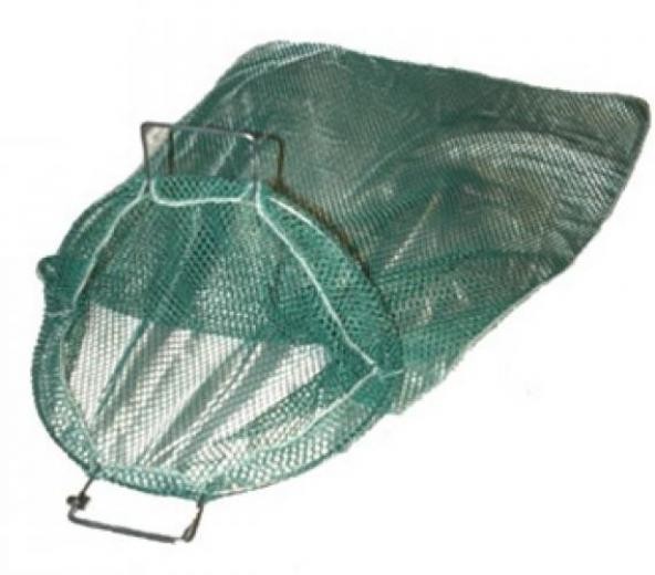 Trident Mesh Bag with Galvanized Wire Handle - Green - XLarge