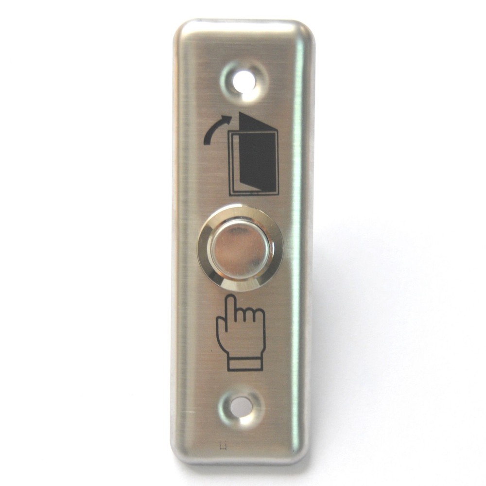 For Access Control Door Stainless-Steel Slim Exit Push Release Button-Set