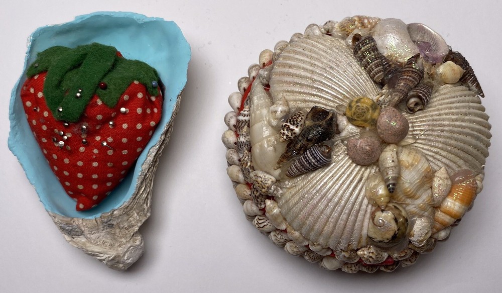 4 Handmade Seashell Boxes