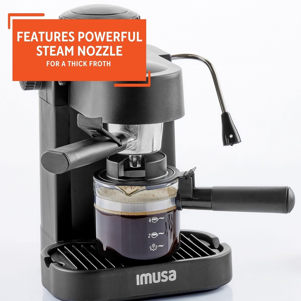 4 Cup Espresso/Cappuccino Maker