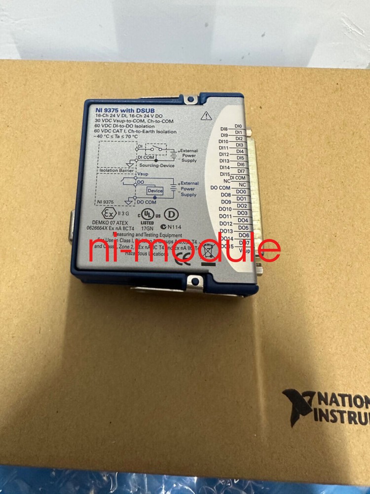 National Instruments NI 9375 cDAQ Digital Input Output Module 32ch DIO D-Sub!#P