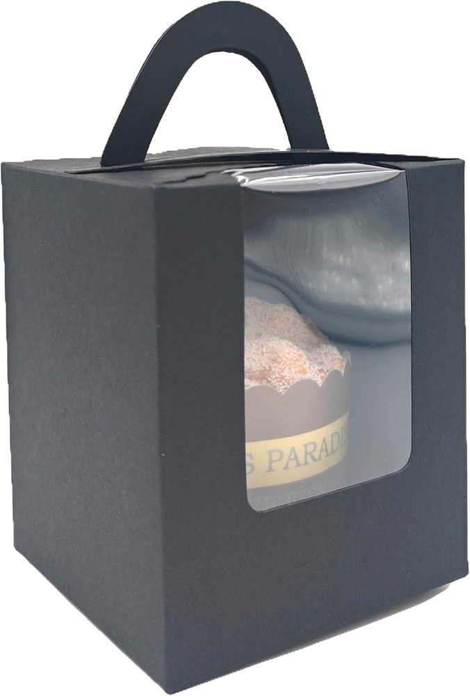 Individual Cupcake Boxes Bulk, 50 Pack Premium Single Cupcake Boxes with Clear D
