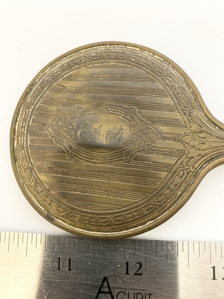 antique Edwardian-era handheld Mirror