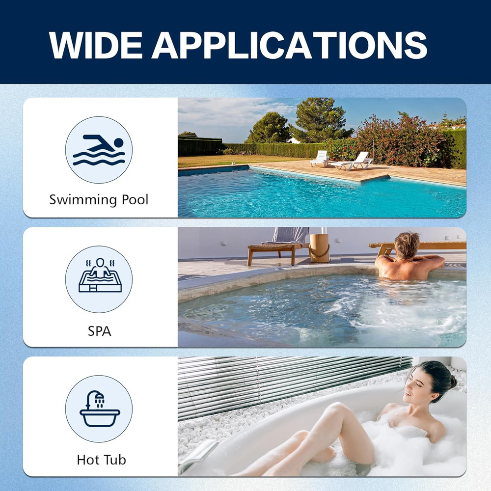 50-Pack Phosphate Test Strips for Pool Spa Hot Tub Quick Accurate Water Testing