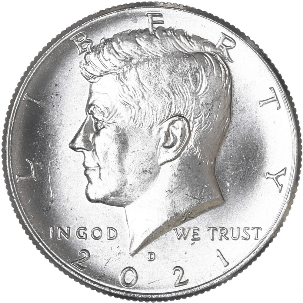 2021 D Kennedy Half Dollar CN-Clad BU
