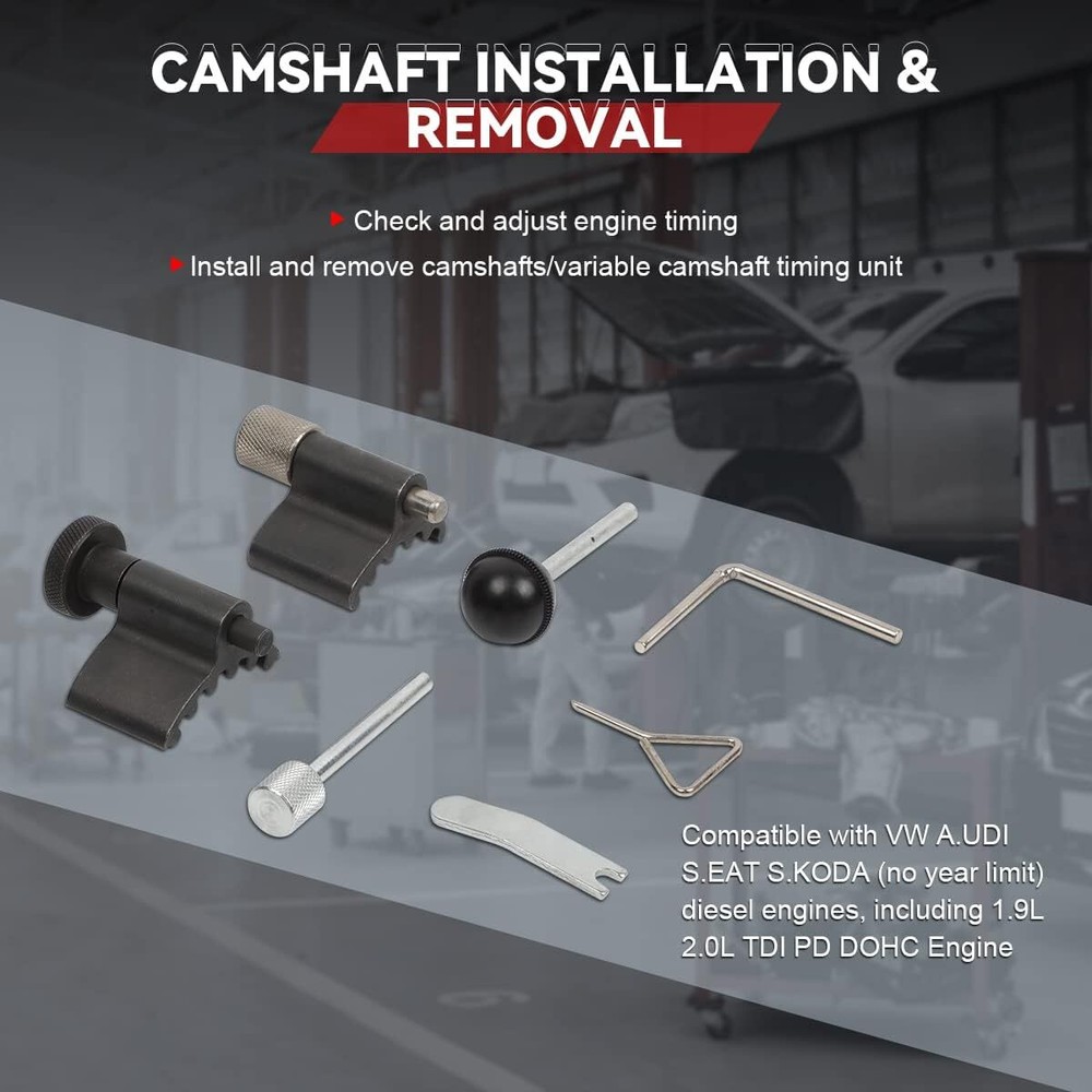 KAISAL Engine Timing Tools Kit Diesel Camshaft Alignment Tool...