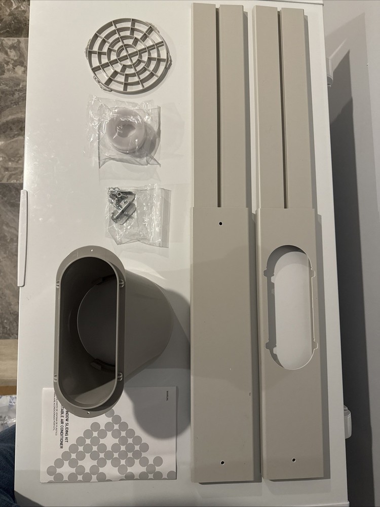 Portable AC Window Vent Kit Complete Air Conditioner Window Kit Adjustable