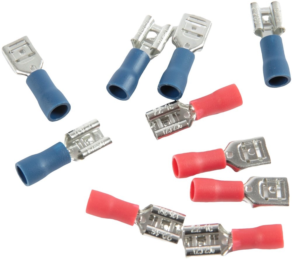 10 Piece Female String Terminals + 10 START Terminal Covers
