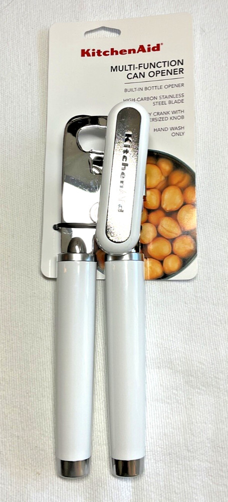 KITCHENAID MULTIFUNCTION CAN OPENER WHITE NIP