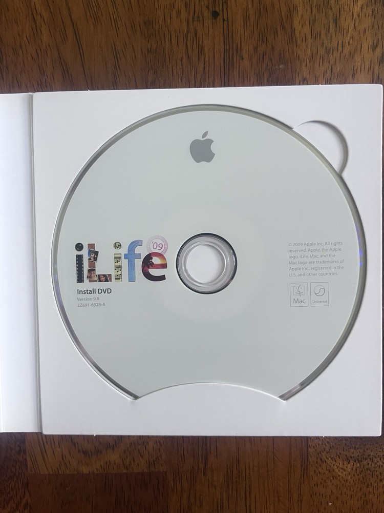 Apple iLife '09 for Mac - Software Install Disc - Original