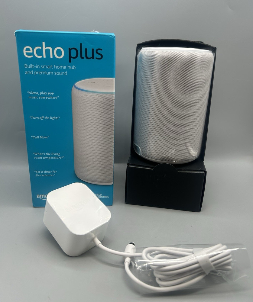 Amazon Echo Plus (2nd Gen) Smart Speaker - Sandstone - Tested