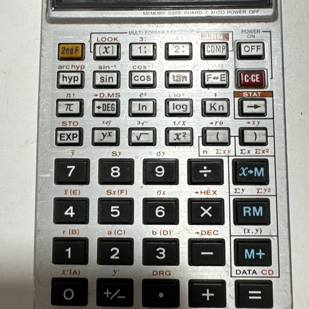 1983 Sharp EL-512 Scientific VTG Calculator
