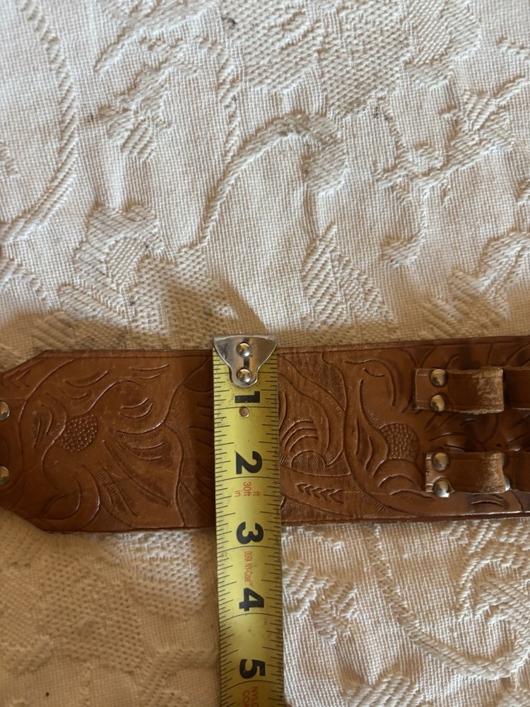Vintage German Designed Leather Ammo Belt