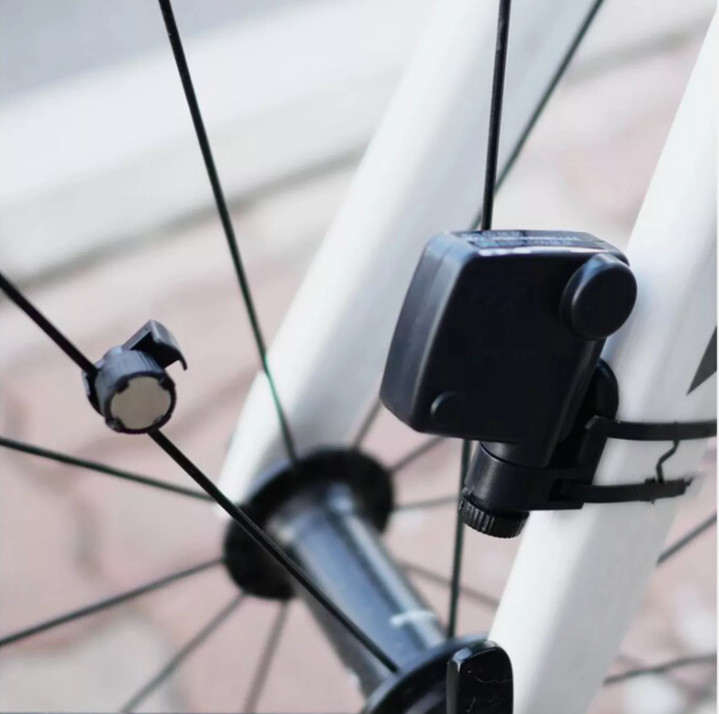 Wireless Bike Speedometer Odometer 2.8" LCD Bicycle Computer White Backlight