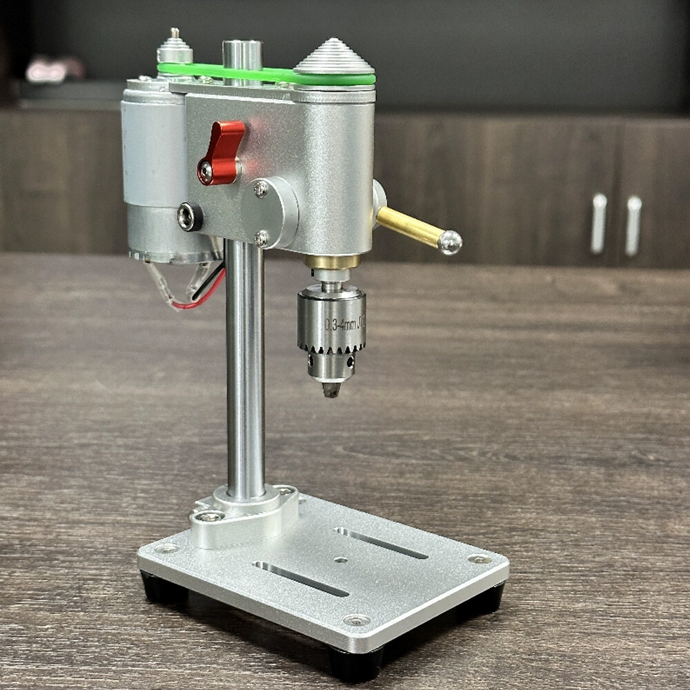 Micro Bench Drill 0.3-4mm Mini Drilling Machine Precision Watch Repair Tool 220V