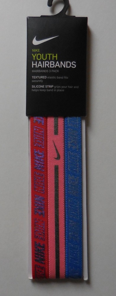 Nike Metallic Printed 2.0 Headbands Assorted 3PK Youth