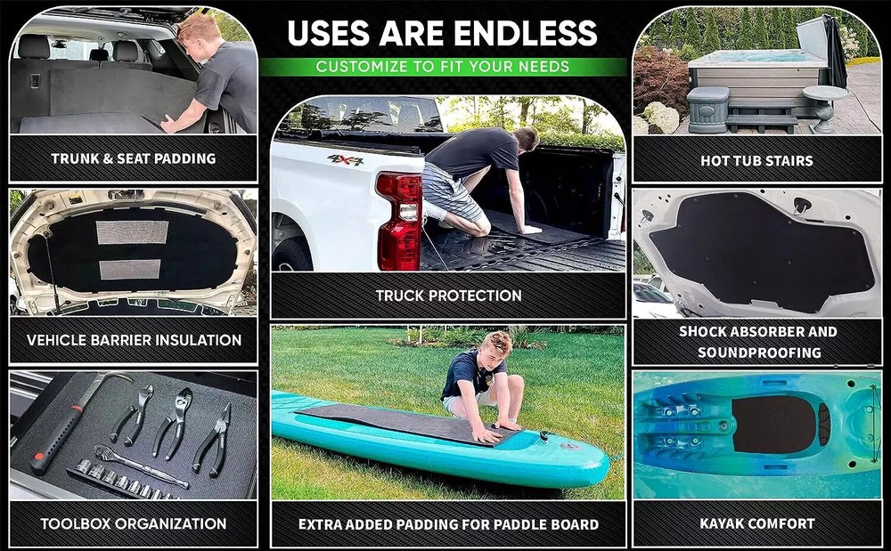 Foam Insulation Neoprene Sheets With Adhesive Multi-Function Soundproof Large