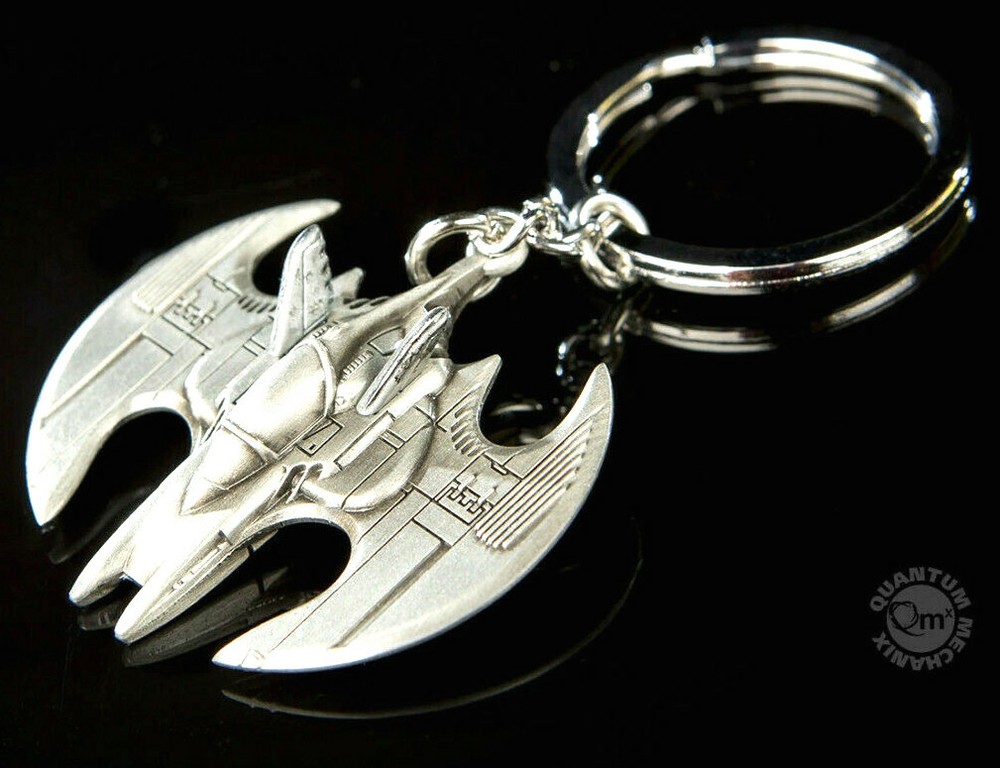 Batman Batwing 2" Deluxe Metal QMX Keychain- Carded