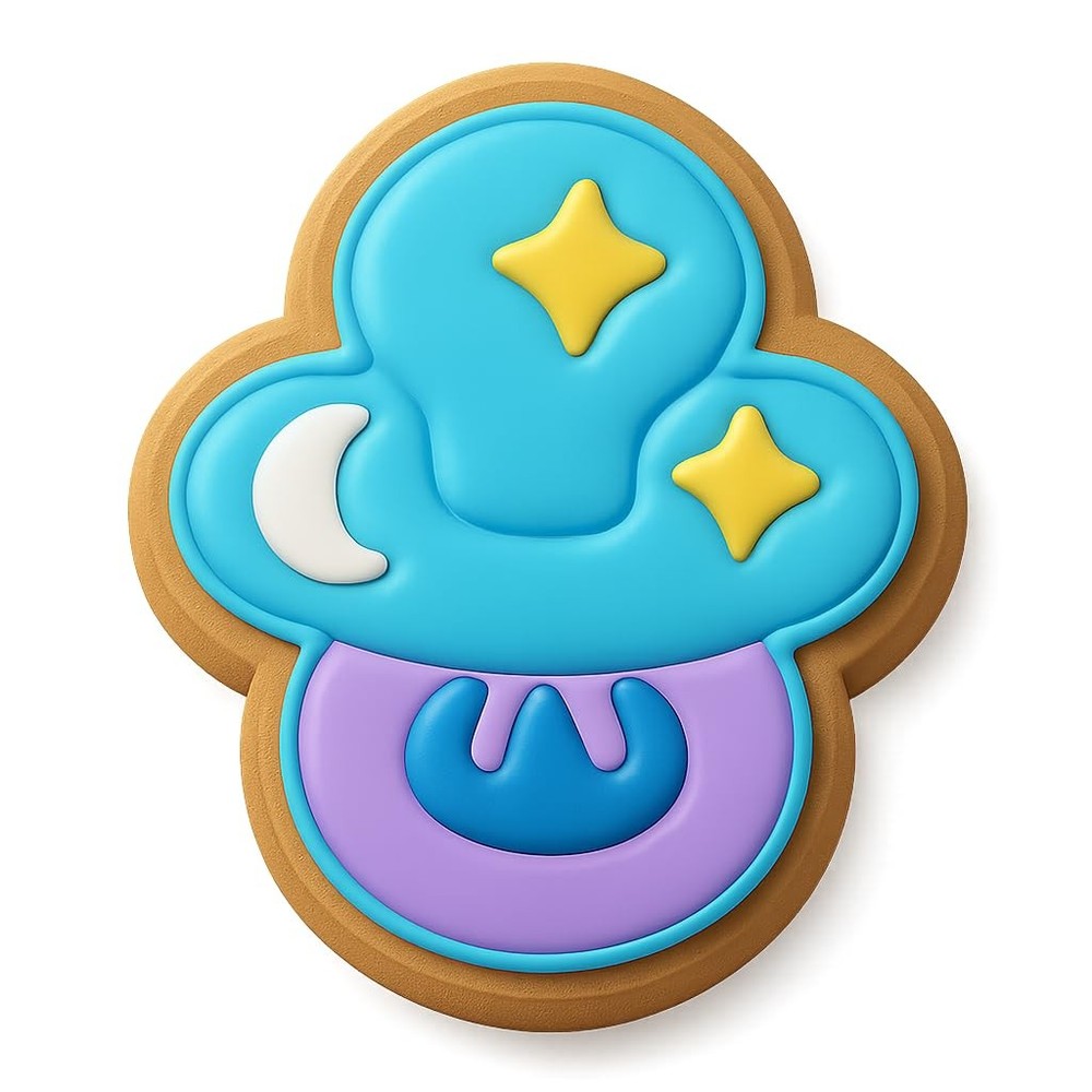 Pacifier Prediction Cookie Cutter & Stamp - 4x3.2 Fun Kitchen Baking