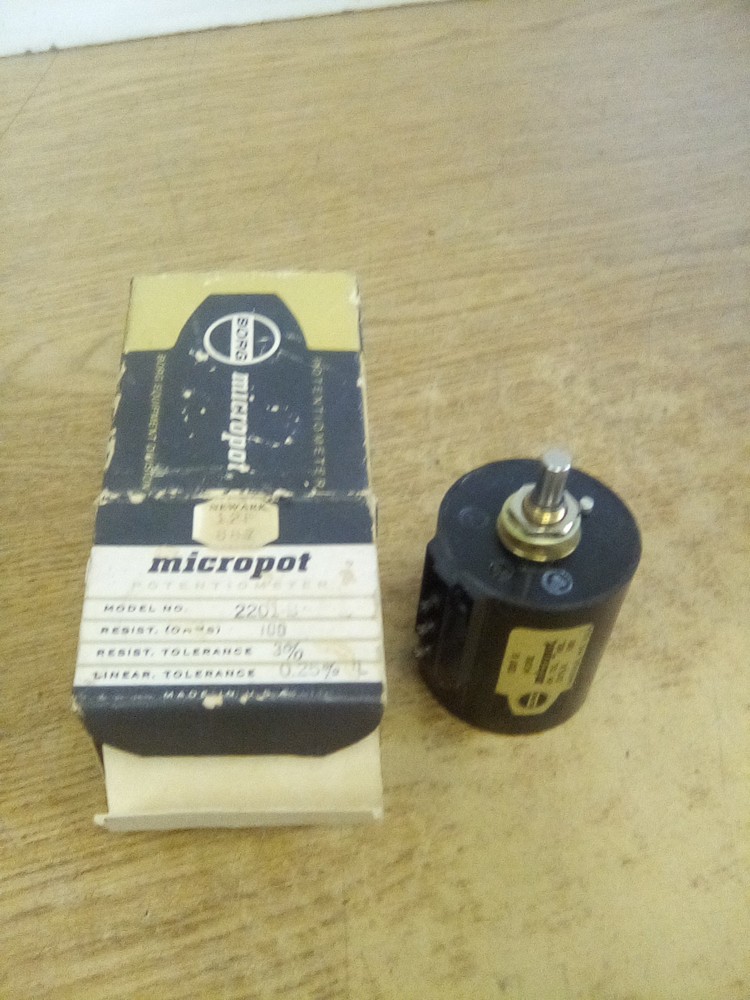Borg Micropot 2201-B Potentiometer