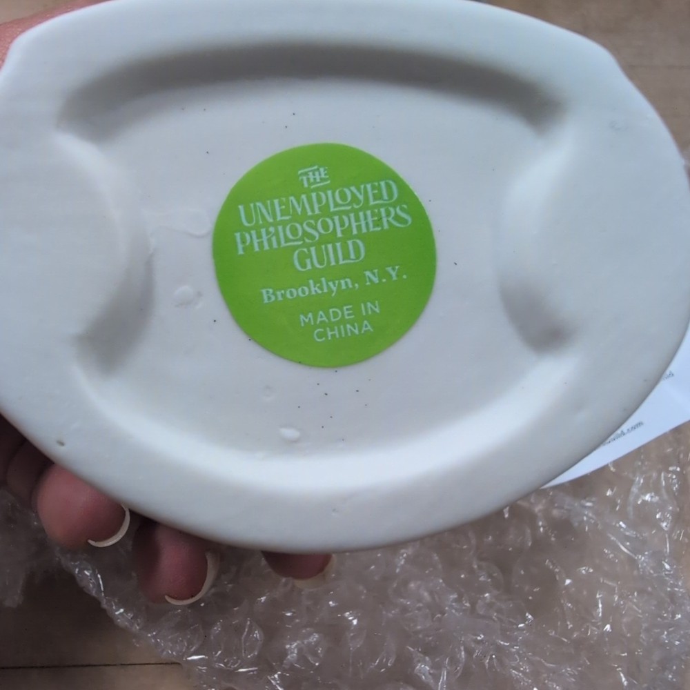 Fertile Minds Albert Einstein Ceramic Planter Pot New Open Box
