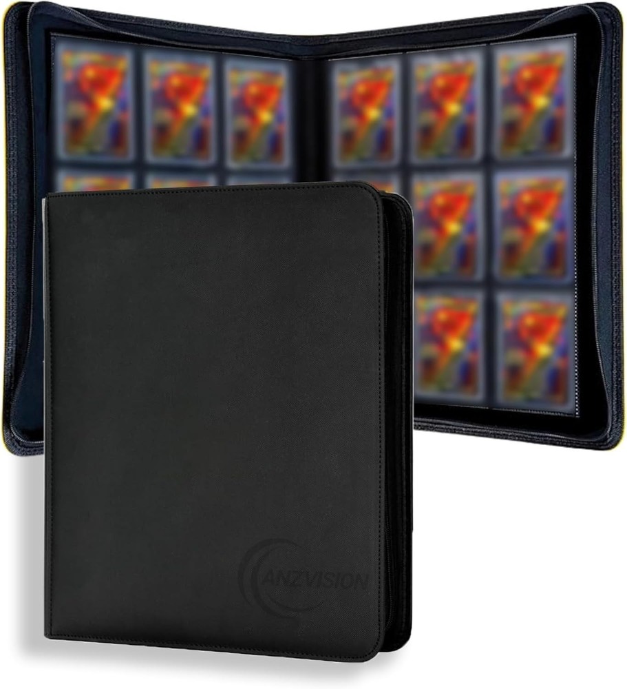 Toploader Binder, Holds 288 Toploaders, 9 Pocket Top Loader Binders