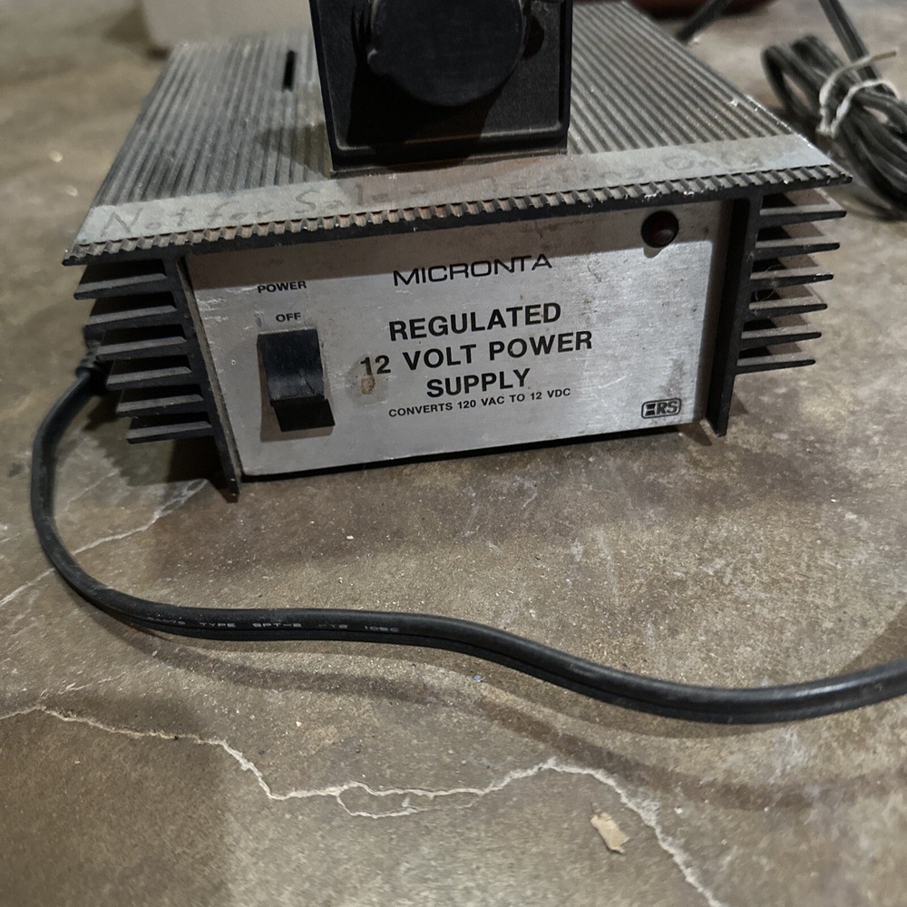 Micronta Regulated 12 volt Power Supply No. 22-120A Convert #PC