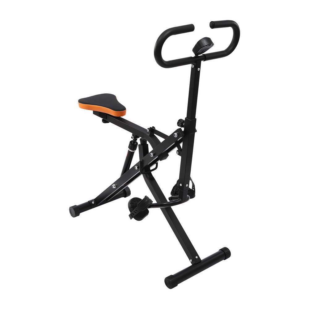 For Ab Workout Glutes 264lbs Adjustable Squat Machine Trainer Rowing Machine NEW