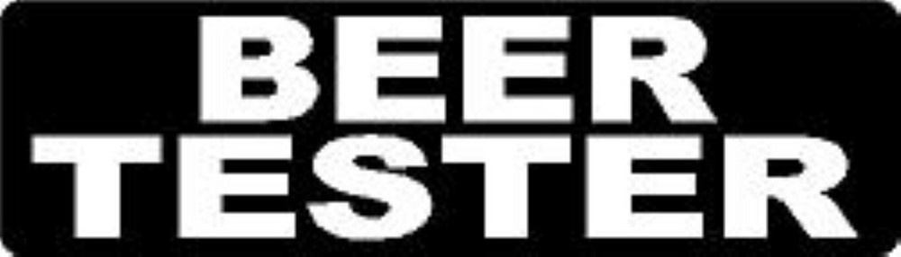 BEER TESTER HELMET STICKER