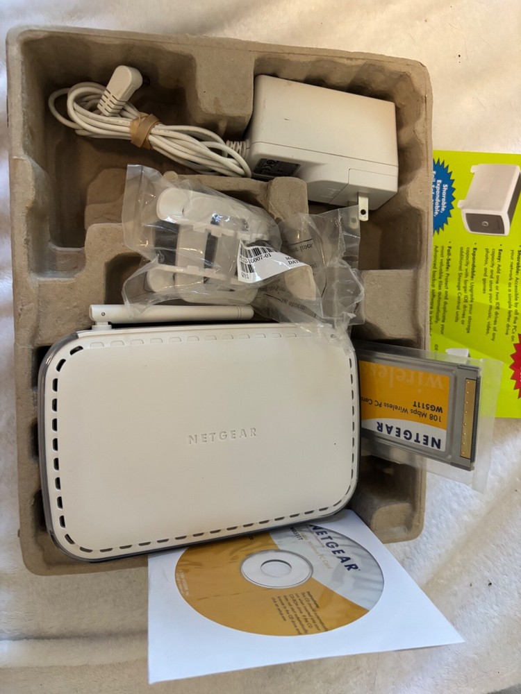 Netgear 108 mbps Wireless Router & PC Card Bundle